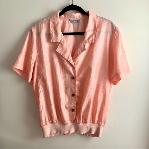 Vintage Button Down Top - Picture 1 of 6